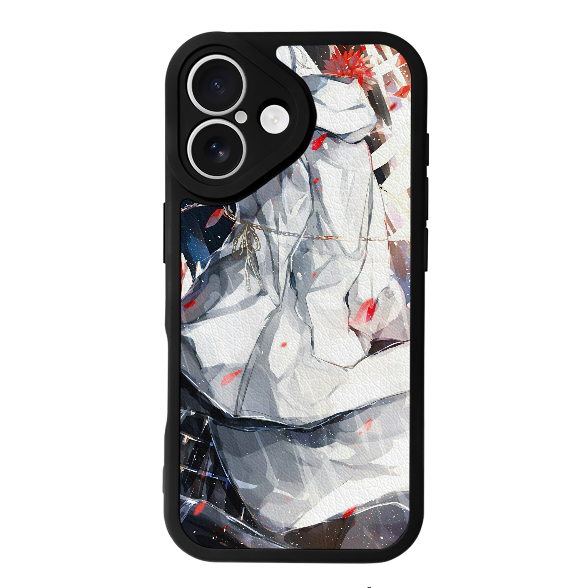（画像用） 刀剣乱舞 Touken Ranbu 【iPhone 16シリーズ対応】シリコンスマホケース（レザー調） 材質：シリコン